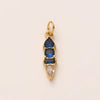Stainless Steel Zircon Necklace Pendant With Vacuum Plating And December Birthstone For Valentine's Day