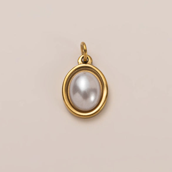 Stainless Steel Zircon Necklace Pendant With Vacuum Plating And December Birthstone For Valentine's Day