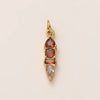 Stainless Steel Zircon Necklace Pendant With Vacuum Plating And December Birthstone For Valentine's Day