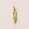 Stainless Steel Zircon Necklace Pendant With Vacuum Plating And December Birthstone For Valentine's Day