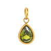 Stainless Steel Zircon Necklace Pendant With Vacuum Plating And December Birthstone For Valentine's Day