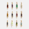 Stainless Steel Zircon Necklace Pendant With Vacuum Plating And December Birthstone For Valentine's Day