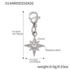 316L Stainless Steel Zircon Woven Twist Bracelet Fashion Geometric Accessories Electroplating