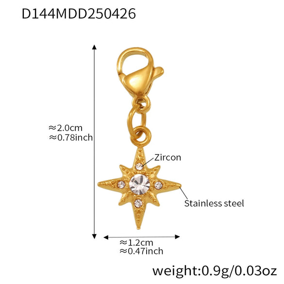 316L Stainless Steel Zircon Woven Twist Bracelet Fashion Geometric Accessories Electroplating