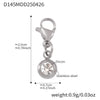 316L Stainless Steel Zircon Woven Twist Bracelet Fashion Geometric Accessories Electroplating