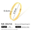 Star Moon Eye Bamang Star Bracelet Stainless Steel 18K Gold Plated Electroplated Jewelry