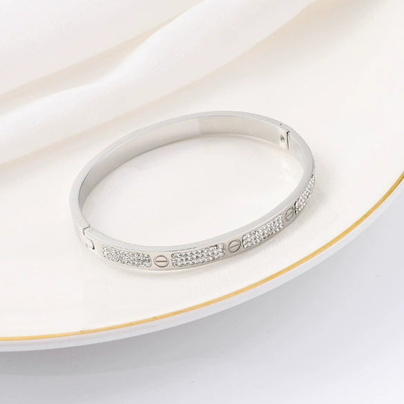 Starry Khaki Steel Bracelet Electroplated Fashion Jewelry