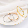 Starry Khaki Steel Bracelet Electroplated Fashion Jewelry