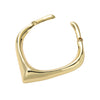 Statement Geometric Curved Horn Choker Necklace In Zinc Alloy Unisex Personality Jewelry