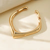 Statement Geometric Curved Horn Choker Necklace In Zinc Alloy Unisex Personality Jewelry