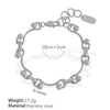 Steel Necklace Gold Plated Fashion Exaggerated Design All Match For Men And Women