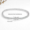 Sterling Silver 18K Gold Plated Casual Classic Style Round Plating Inlay Moissanite Tennis Bracelet