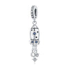 925 Sterling Silver Accessories Beads Life Tree Dream Catcher Net Star Moon Charm Diy Jewelry Bracelet With Dripping Oil Design