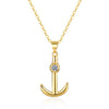 Sterling Silver Anchor Necklace Original Design Jewelry