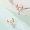 925 Sterling Silver Animal Beads Charm Diy Jewelry Accessories Bracelet Dripping Oil Style