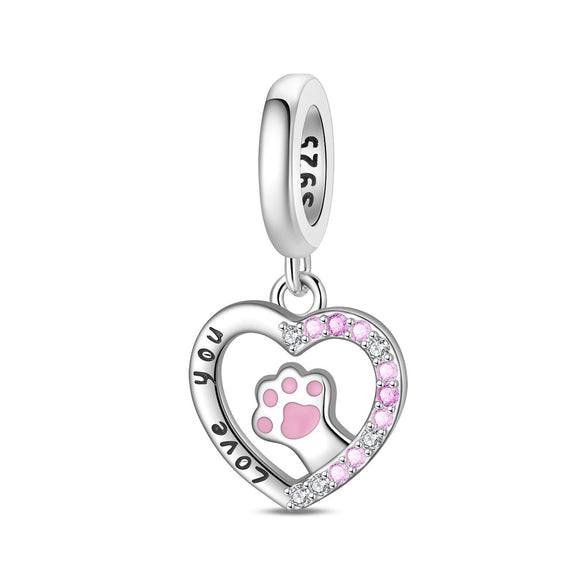 925 Sterling Silver Animal Beads Charm Diy Jewelry Accessories Bracelet Dripping Oil Style