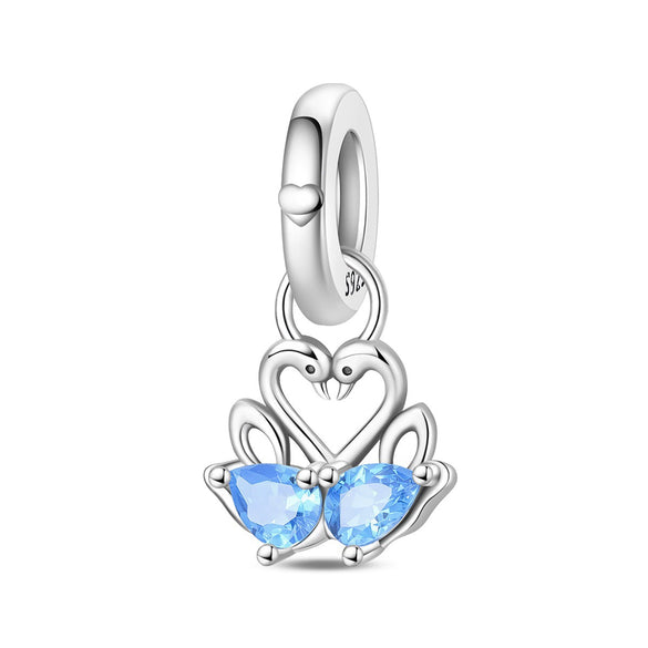 925 Sterling Silver Animal Charm Pendant Beads Diy Jewelry Bracelet Accessories With Dripping Oil Design