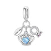 925 Sterling Silver Animal Charm Pendant Beads Diy Jewelry Bracelet Accessories With Dripping Oil Design