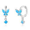 925 Sterling Silver Animal Diamond Pierced Screw Earrings