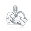 Sterling Silver Beads Diy Jewelry Accessories Bracelet Pendant With Dripping Oil Design For Boys And Girls