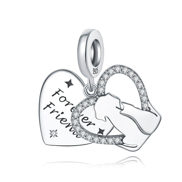 Sterling Silver Beads Diy Jewelry Accessories Bracelet Pendant With Dripping Oil Design For Boys And Girls