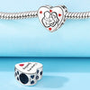 Sterling Silver Beads Diy Jewelry Accessories Bracelet Pendant With Dripping Oil Design For Boys And Girls