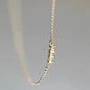 Sterling Silver 925 Bracelet Plated With 14K Gold Geometric Pattern Zircon Inlaid Diamond Design