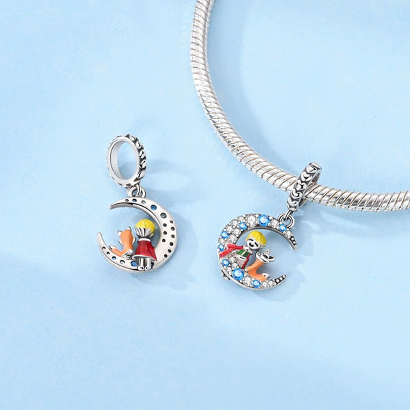 925 Sterling Silver Charm Beads Diy Accessories Bracelet With Coffee Cup Champagne Bicycle Perfume Charms And Dripping Oil Processing