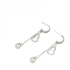 925 Sterling Silver Court Style Asymmetric Gourd Earrings Geometric Elegant Long Tassel Ear Stud And Ear Line