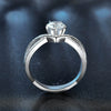 925 Sterling Silver Crown Diamond Ring With Micro Inlay For Women