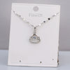 925 Sterling Silver Crown Pendant Necklace Electroplated Light Luxury Clavicle Chain For Women