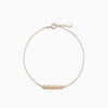 Sterling Silver Daisy Electroplated Geometric Women's Bracelet