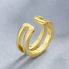 925 Sterling Silver Double Layer Twist Ear Cuff Geometric Electroplated Clip On Earring For Women Minimalist Ear Jewelry