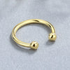 925 Sterling Silver Double Layer Twist Ear Cuff Geometric Electroplated Clip On Earring For Women Minimalist Ear Jewelry