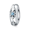 925 Sterling Silver Dripping Oil Style Diy Jewelry Bracelet Necklace Accessories Charm Bead