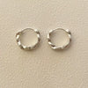 925 Sterling Silver Dropshaped Pearl Inlaid Women's Simple Fashion Ins Style Earrings