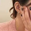 925 Sterling Silver Dropshaped Pearl Inlaid Women's Simple Fashion Ins Style Earrings