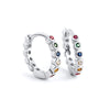 Sterling Silver 925 Earrings Goldplated Rose Gold Rhodium Electroplated Geometric Style Jewelry Batch