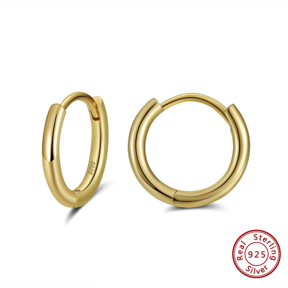 Sterling Silver 925 Earrings Goldplated Rose Gold Rhodium Electroplated Geometric Style Jewelry Batch