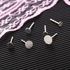Sterling Silver Earrings With Pendant 18K Gold Plated Diy Silver Accessories