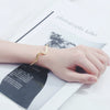 925 Sterling Silver Electroplated Couple Bracelet Minimal Fashion Matching Bracelet Jewelry