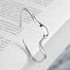 925 Sterling Silver Electroplated Couple Bracelet Minimal Fashion Matching Bracelet Jewelry