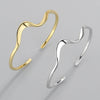 925 Sterling Silver Electroplated Couple Bracelet Minimal Fashion Matching Bracelet Jewelry