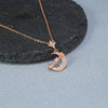 925 Sterling Silver Elegant Star Pendant Necklace With O Chain Electroplated Natural Style Clavicle Chain For Women