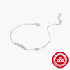 925 Sterling Silver English Letter Mama Electroplated Simple Geometric Women's Bracelet