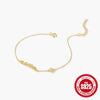925 Sterling Silver English Letter Mama Electroplated Simple Geometric Women's Bracelet