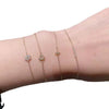 925 Sterling Silver Flower Bracelet For Women With Diamond Treatment And Daisy Design