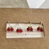 925 Sterling Silver Flower Earrings With Electroplating Simple Elegant Style