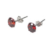Sterling Silver Four Claw Diamond Zircon Stud Earrings With Geometric Design Sweet Jewelry For Women And Men Wholesale