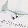 Sterling Silver Four Claw Diamond Zircon Stud Earrings With Geometric Design Sweet Jewelry For Women And Men Wholesale